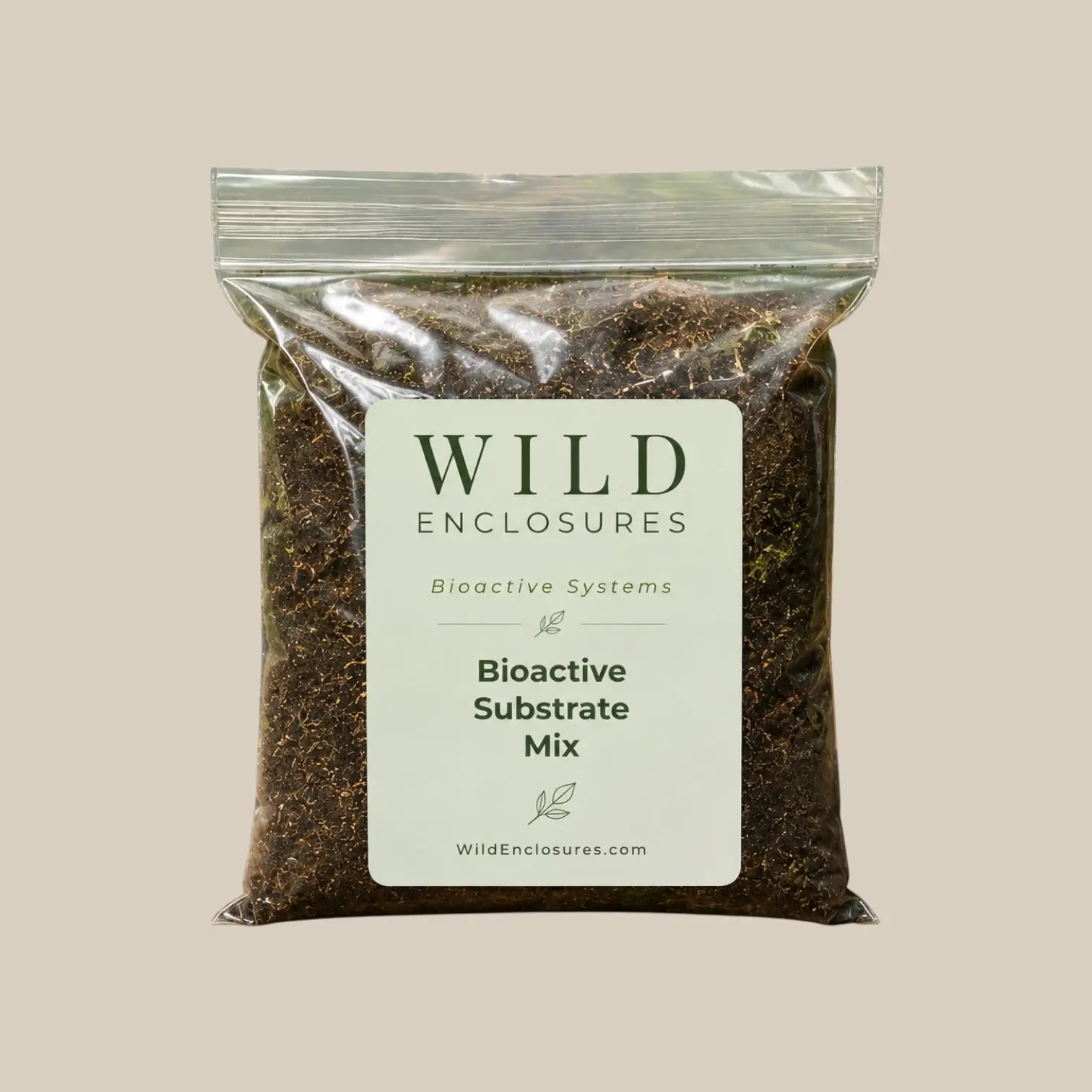Bioactive Isopod Substrate Mix | Terrarium Soil, Leaf Litter & Wood Bedding