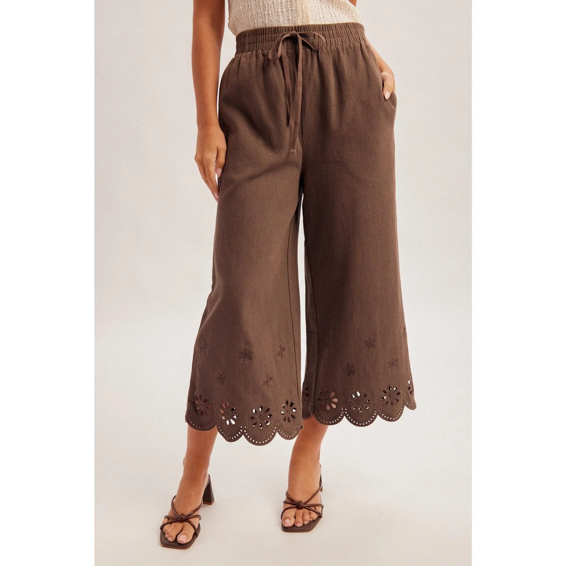 Embroidered Culottes