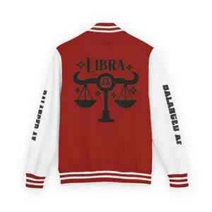 Libra Customized Zodiac Varsity Jackets - Personalized Design for Libra Sign - Classic Varsity Style - Perfect for Various Occasions