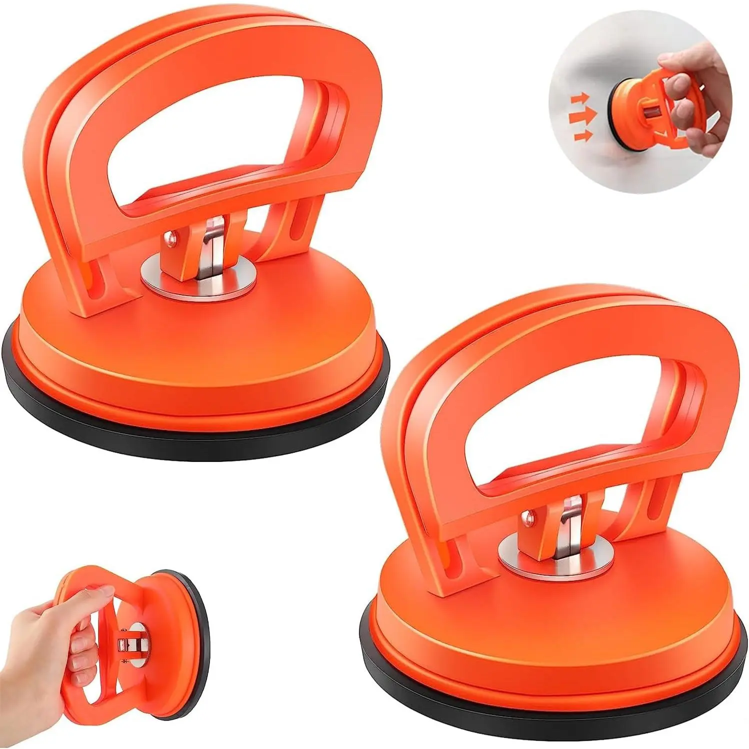 Dent Puller,Car Dent Puller,2 Pack Suction Cup Dent Puller Handle Lifter,Powerful Car Dent Remover,Dent Removal Kit and Dent Repair Puller for Car Dent Repair,Screen,Glass,Tiles and Objects Moving