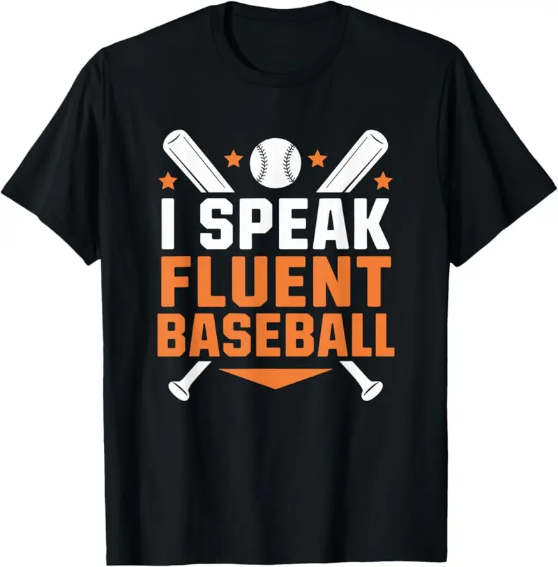 Coach Team And Baseball Lover, I Speak Fluent Baseball T-Shirt