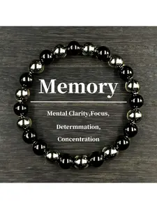Best-selling bracelet memory bracelet, obsidian hematite beaded bracelet, lucky bracelet for good fortune