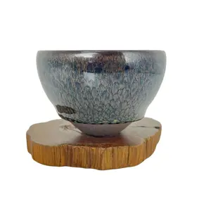 Handmade Jianzhan Tea Cup, Traditional Chinese Teacup, Pure Handcrafted Design, Perfect for Tea Lovers, High-Quality Ceramic Material