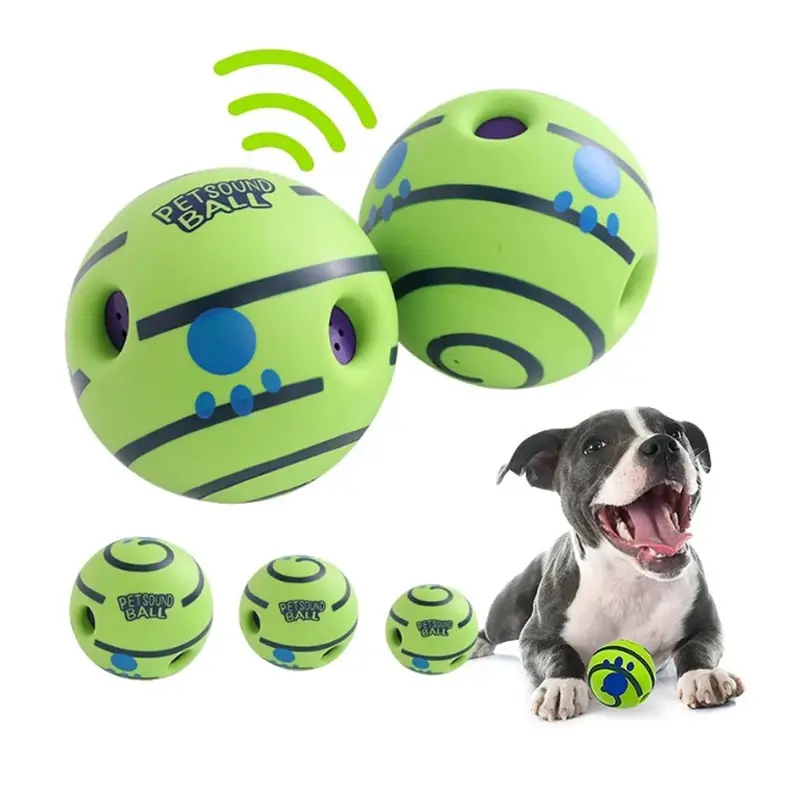 Giggle Ball for Dogs,Dog Toys Ball, Interactive Dog Ball, Interactive Dog Toys, Funny Giggle Sound Toy Ball, Chew Toys for Large Medium Small Dogs, Fu