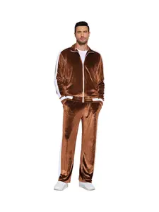 COOFANDY Mens Tracksuit 2 Piece Set Velour Velvet Sweatsuit Jogging Suits Full Zip Jacket Pants Outfits