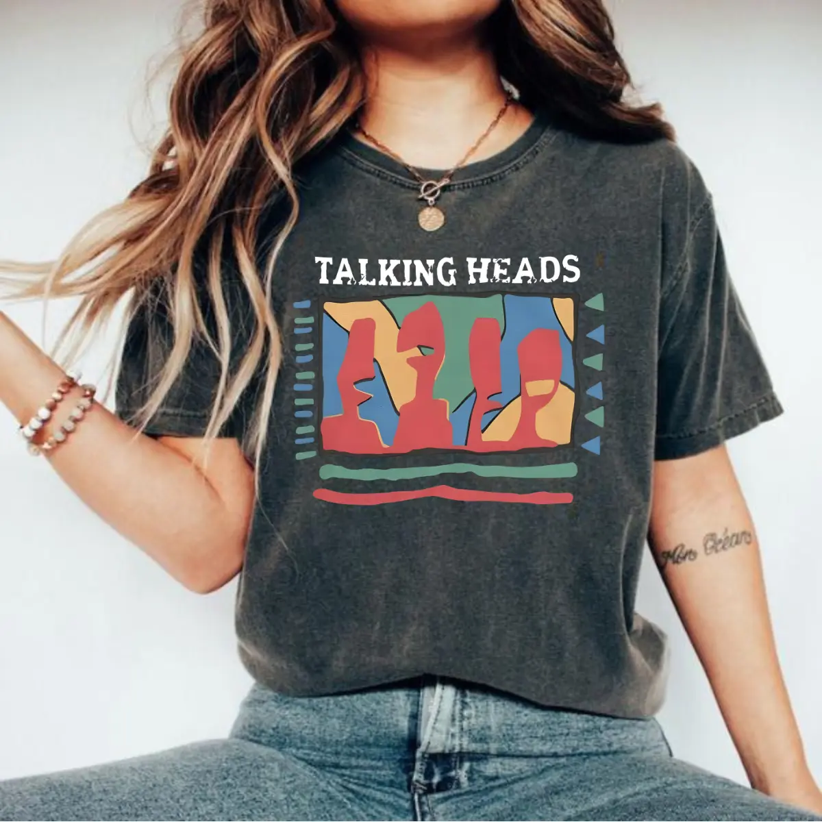 Comfort Colors Talking Heads Yellow This Must Be The Place T-Shirt, Vintage Graphic Tee, Stop Making Sense Talking Head Retro Shirt, 80's Classic Shirt, 90