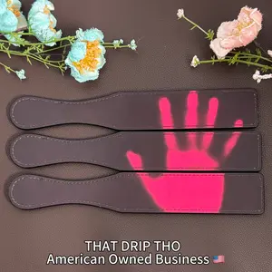 ThatDripTho Color-Changing Rouge Leather Paddle - Dark Romance Accessory, Premium Genuine Leather with Heat Reactive Feature, Muscle Relaxation Tool, Perfect Gift for Couples, BF, GF, Husband & Wife, Top & Bottom