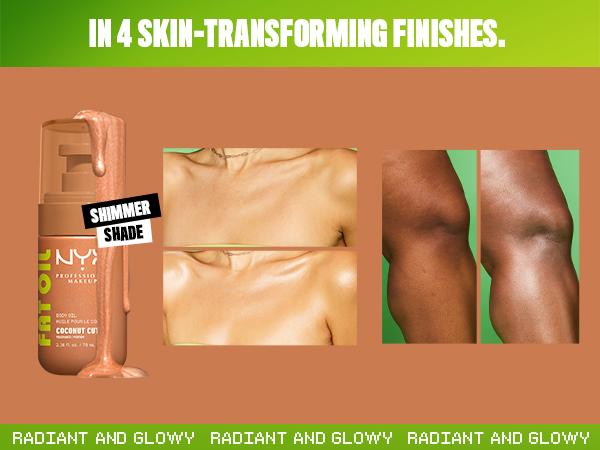 [NEW] Suga Baddie Fat Oil Scented Body Oil, 24H Hydration, 4 Glowy Finishes, NYX Professional Makeup