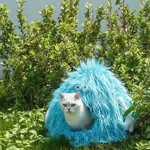 Little Monster Colorful Fluffy Pet Bed