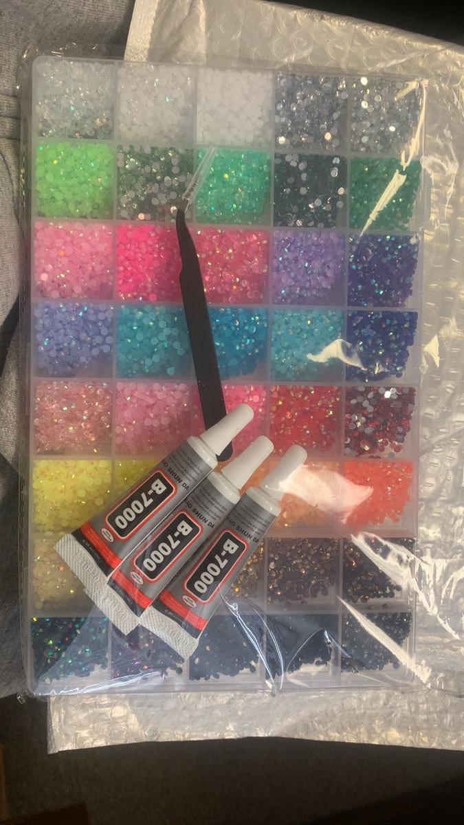 Item: 40 colors, Ultra Large Packs + 3Pcs Glue | 3mm Beads