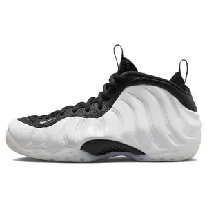 Nike Foamposite One Mid-Top Retro Basketball Shoes in White and Black for Men and Women