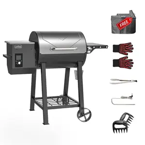 NNEDSZ AS500N-2 WOOD PELLET GRILL SILVER