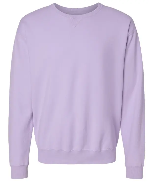 Comfortable Lavender Crewneck Sweatshirt for Everyday Wear
