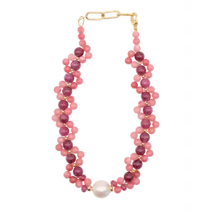 Rosé Stone Choker