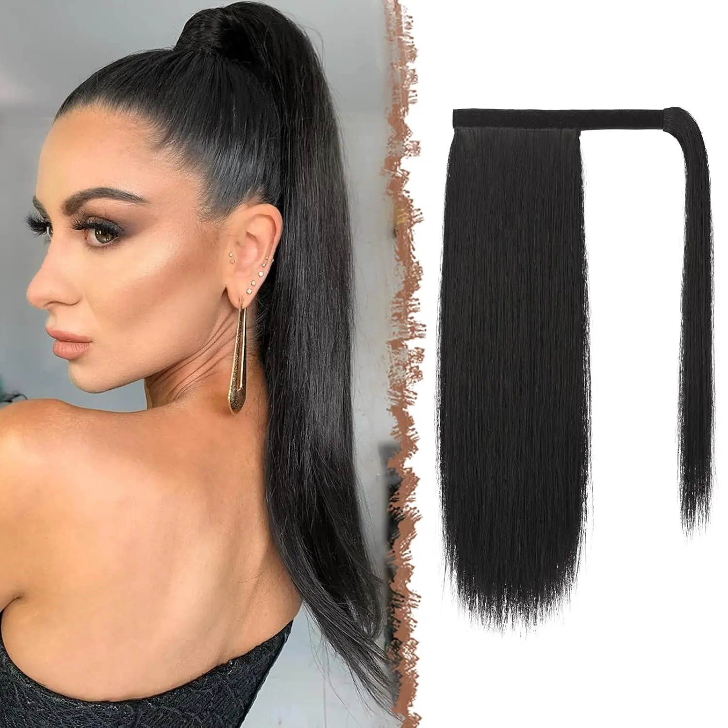 Natural Black-Wrap Around