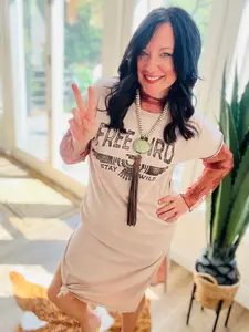 Dusty Rose FREEBIRD Dress