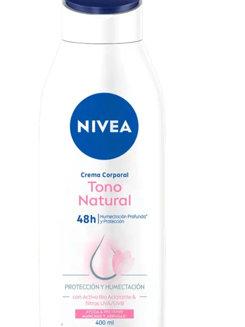 Nivea Tono Natual with Vitamin C Body Cream, 400ml - Moisturizing Body Lotion - Body Care  Pack Uv Skin Repair Comfort (LIGHT PINK))