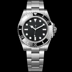 Sports Luxury Waterproof 904L Sapphire Luminous Custom Automatic Mechanical Watch with Stainless Steel Band