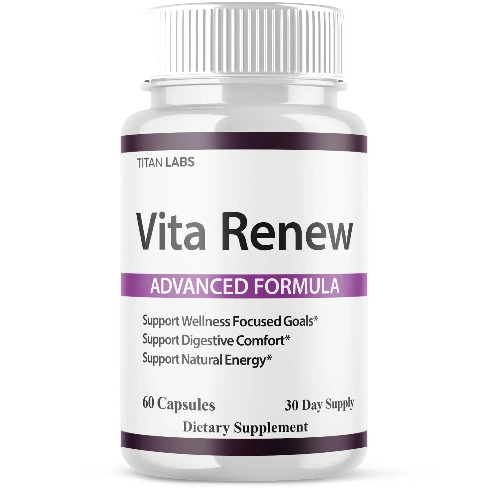 (1 Pack) Vita Renew Advanced Energy Support Formula VitaRenew 60 Caps