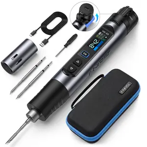 FNIRSI HS-03 Smart Cordless Repair Tool  2600mAh Replaceable Battery 10W Portable Digital Welding Pen with Color Screen