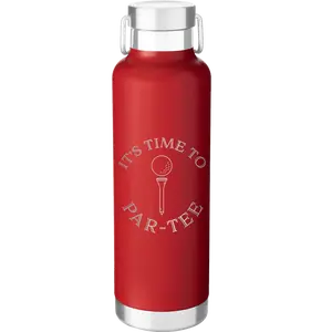 Personalized Its time to Partee 24 oz Water Bottle - Red