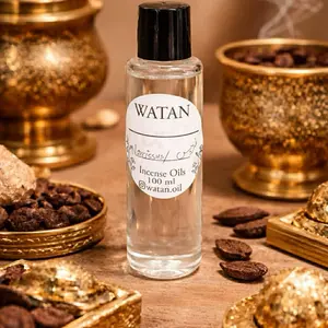 Watan Incense Oil 100 ml - Gentle Long-Lasting Aroma for Cozy Inviting Spaces