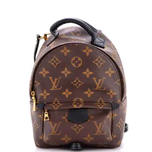 Pre-owned Louis Vuitton Canvas Coated Backpacks Palm Springs Backpack Monogram Canvas Mini by Rebag