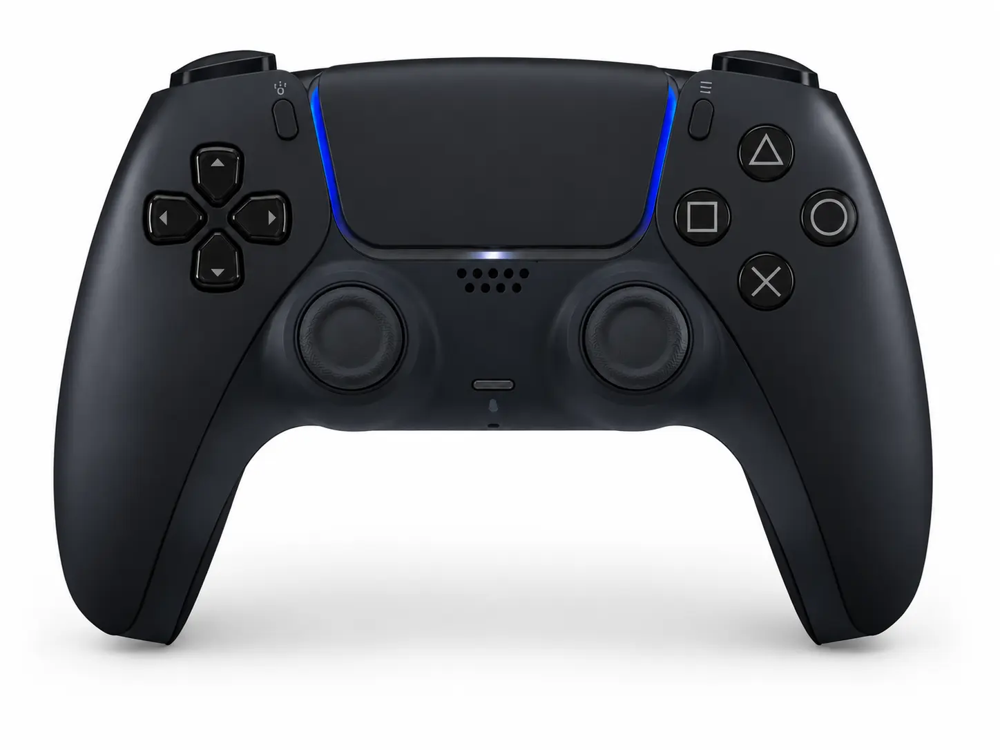 Wireless Gaming Controller for PS5 Consoles - Midnight Black Bluetooth Analog Button-Start Joystick Controller with Grips, Grippable Tech & Console Accessory, Bluetooth Controller Controllers, Analog Buttons Controllers