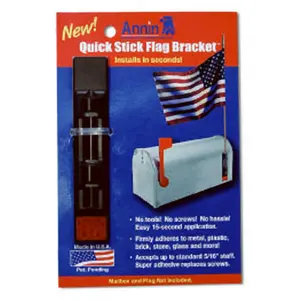 Annin Flagmakers 1943 Quick Stick Flag Bracket For .31 in. Staff Hand Flag