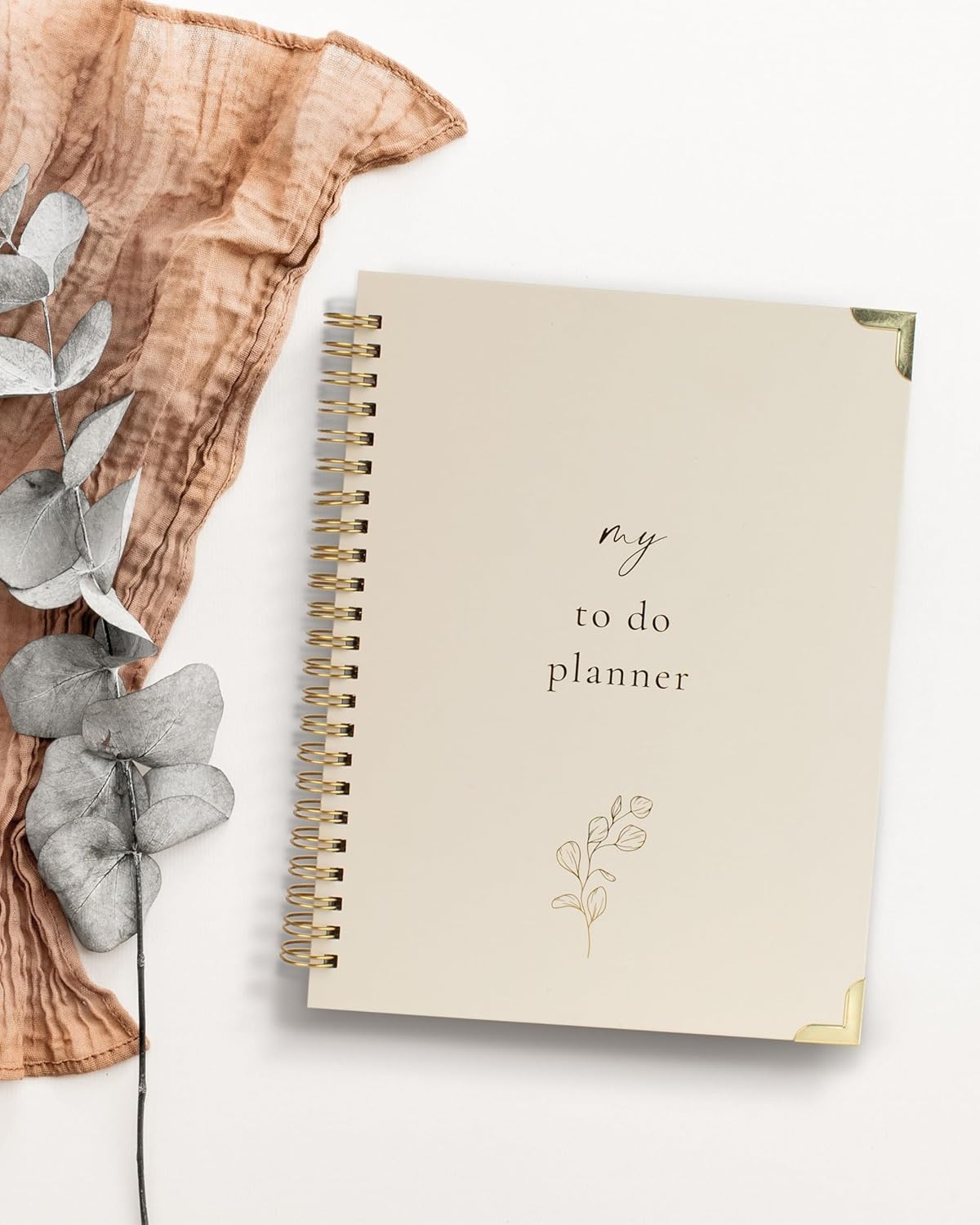 Beautiful To Do List Notebook 2026 (8.5 x 6.4") - Aesthetic Daily Planner to Easily Organize Your Tasks And Boost Productivity - Stylish Undated ADHD Planner Gift and The Perfect School or Office Supplies For Women