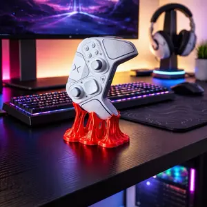 Xbox Gum Controller Holder - Red Base for Xbox Controller, Ideal for Gaming, Enhances Comfort and Convenience