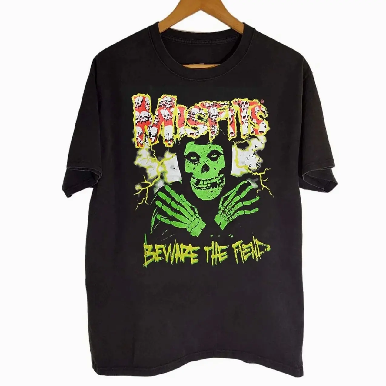 Beware Fiend - Misfits Short Sleeve T-Shirt Black Full Size S-5XL MO284 S
