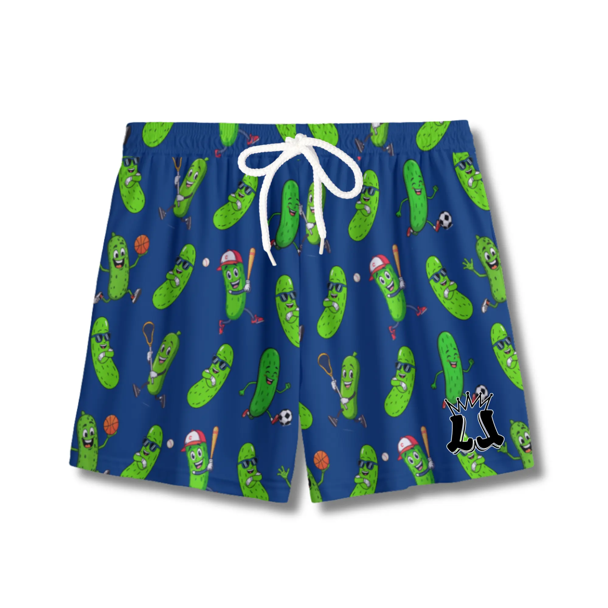 Youth Sporty Mesh Shorts, Multi-Sport Pickleball Training Athletic Shorts, Sporty Sports Shorts