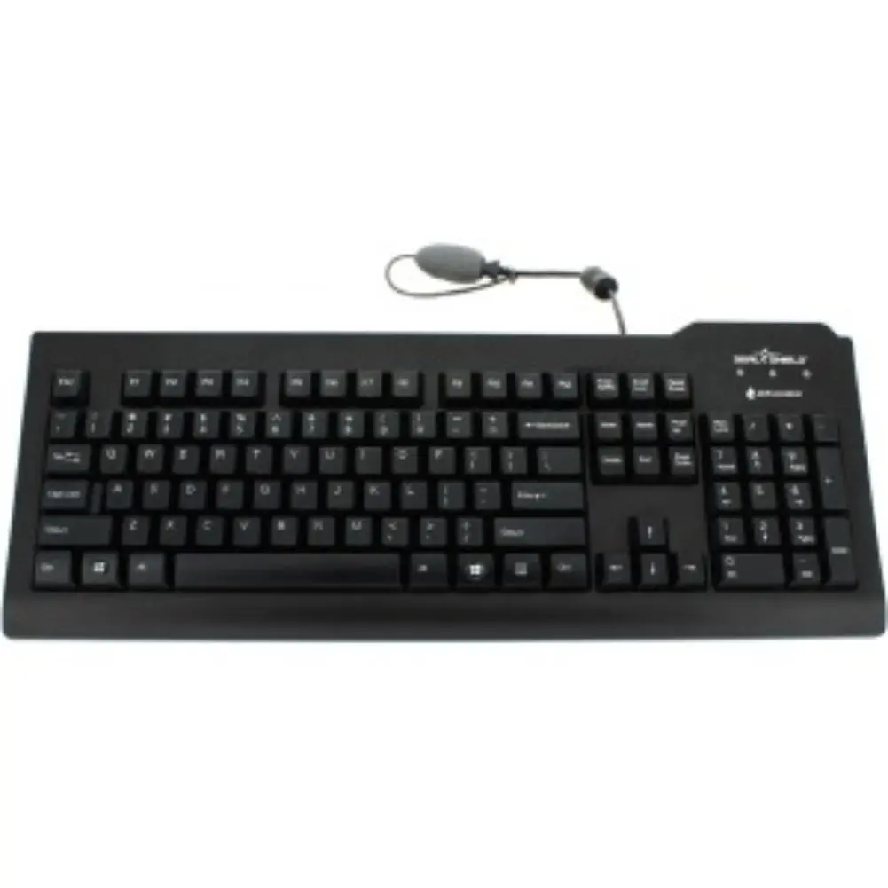 Seal Shield Silver Seal Wired USB Waterproof Keyboard - Black