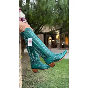 Olden Turquesa Botas - Leather Boots