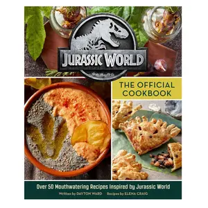 Jurassic World The Official Cookbook Hardcover – Dinosaur Themed Recipes Book for Kids & Adults | Movie Inspired Cooking Gift