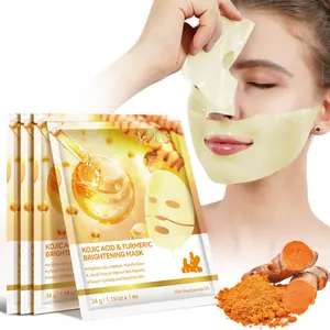 Turmeric Collagen Mask, /box Moisturizing Facial Mask, Hydrating Facial Mask, Daily Skin Care Mask for Men and Women at Home
