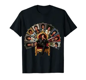 Michael Jackson Thriller Bad History Era 100% Cotton Unisex T-Shirt - Retro Pop Fan Merch