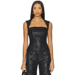 Amanda Uprichard x REVOLVE Breanna Top in Black