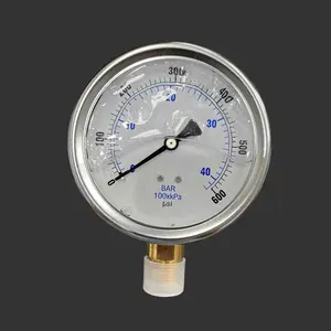 Premium Liquid-Filled Pressure Gauge – 600 PSI, 1/2" Bottom Mount (Part # 1002G.6K)