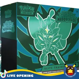 Pokemon English SV06 Twilight Masquerade Elite Trainer Box CARDS LIVE OPENING