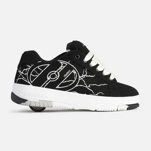 OG Heelys Shoes - Glow In the Dark Chunky Skater style sneaker with wheels