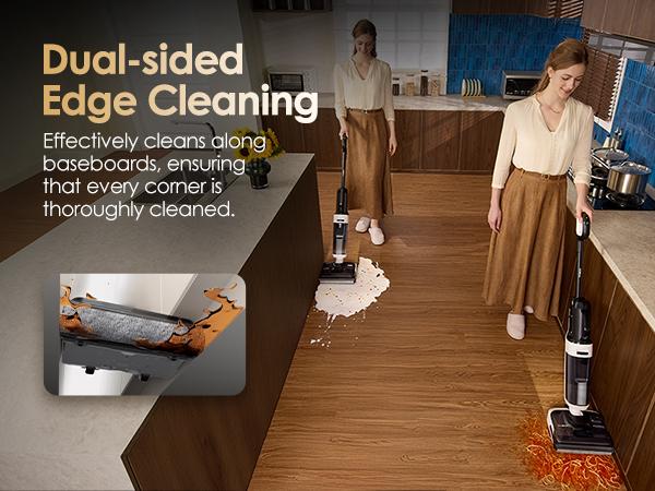 Tineco FLOOR ONE Switch S6 Stretch Breeze, Multi-Function Cleane, 180° Lay-Flat, Flashdry Self-Cleaning, Anti-Tangle Design