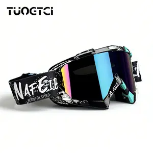 Outdoor Protective Sports Glasses, Snow Goggles, Windproof Ski Goggles and Cycling Eyewear for Men and Women, Polycarbonate Frame for Versatile Use in Skiing and Adventure