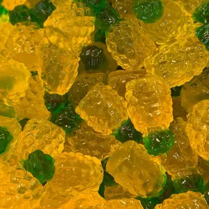 Candylicious 3D Pineapple Gummies – Tropical Fruit Gummy Candy 1 LB