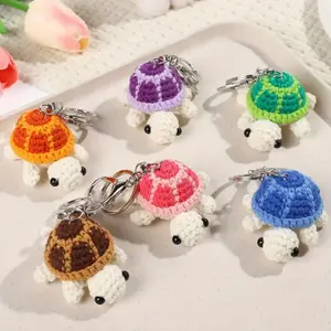 Crochet Turtle Keychain- Handmade