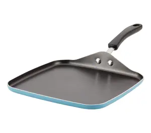 Farberware Cookstart DiamondMax Nonstick Square Griddle 11-In,Aqua