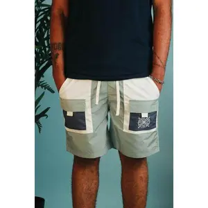 Starboard  7"  Color Blocked Patch Pocket Shorts