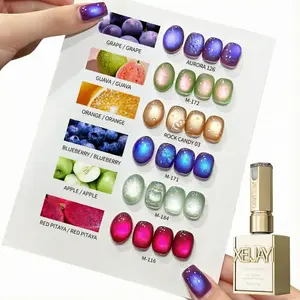 XEIJAYI-Cat Eye Gel Nail Polish Magnetic 3D Effect 15ml Bottle for Professional Personal Use Long Lasting Smooth Finish Versatile Nail Polish