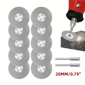 Mini diamond cutting set - Enhance your rotating accessories with tools such as circular saw blades and grinding wheels!